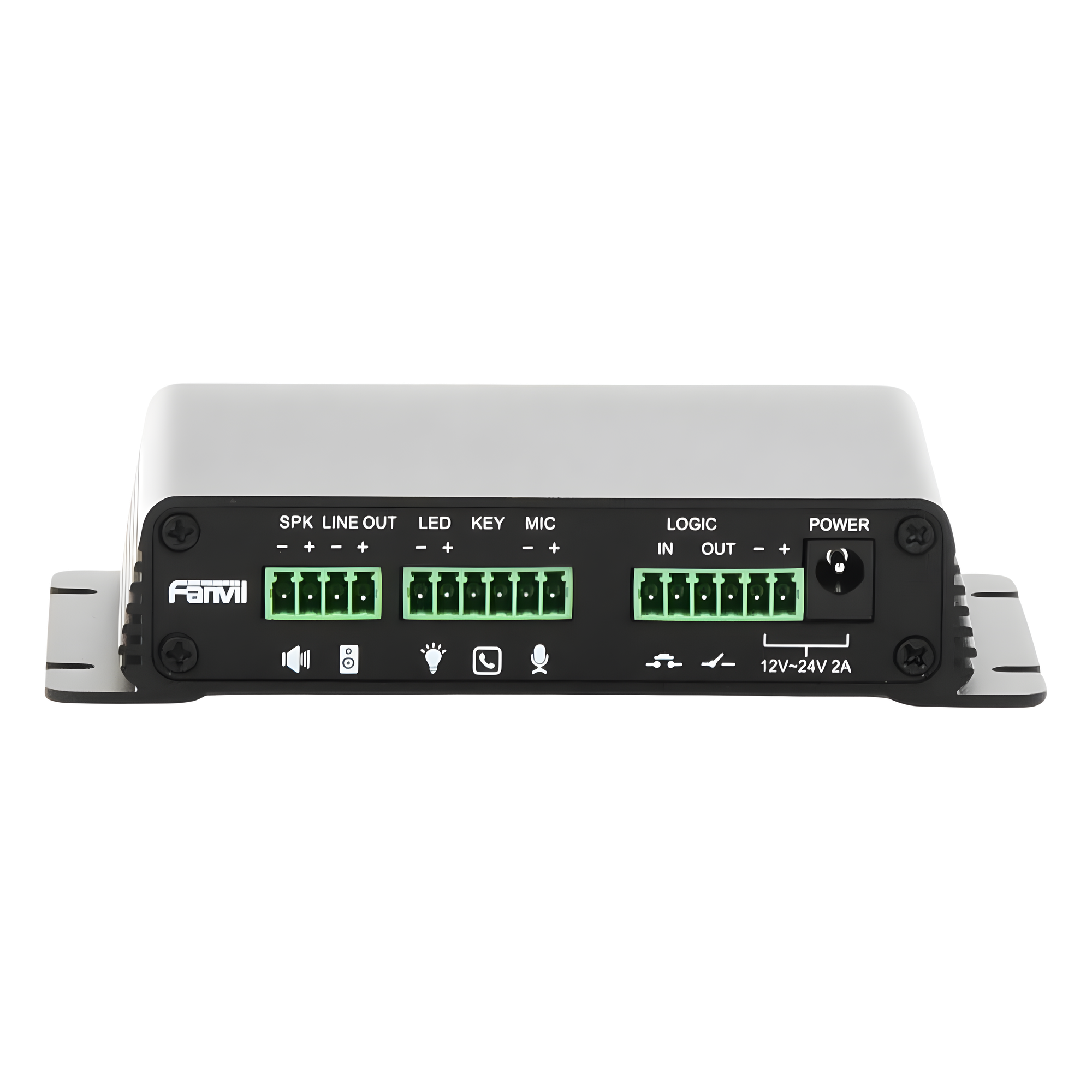 Gateway SIP de Voceo y Paging / Amplificador Integrado 30 W / PoE / Intercomunicación Audio/Video / 2 Líneas SIP / Compatible IP/RTP/RTSP