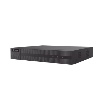 [Audio Bidireccional] DVR 4 Canales TurboHD + 1 Canal IP / 2 Megapixel (1080p) Lite / Acusense Lite (Evita Falsas Alarmas) / Audio por Coaxitron / 1 Bahia de Disco Duro / H.265+ / Salida de Vídeo Full HD — HiLook by HIKVISION · SKU DVR-204G-M1/T