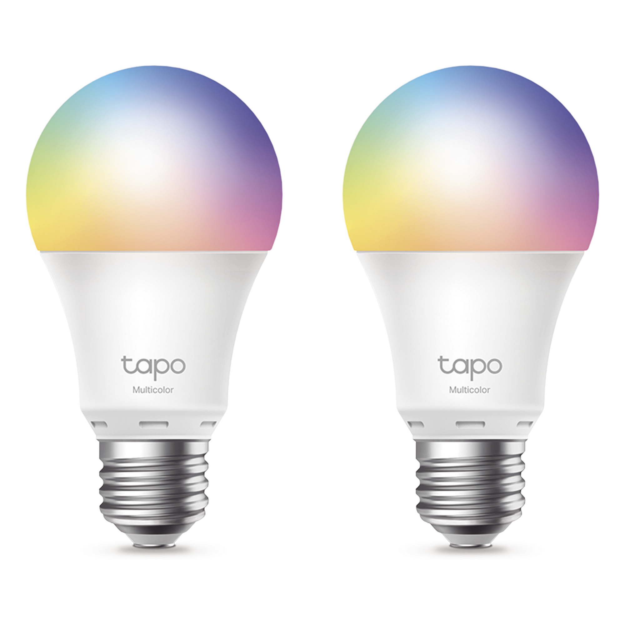 KIT 2 Focos Smart Wi-Fi Multicolor / A60 E27 / 8.3 W 806 Lúmenes / 220-240 V / 2.4 GHz / Control por Voz Alexa-Google / 8.7 W — TP-LINK · SKU TAPOL530E2PACK