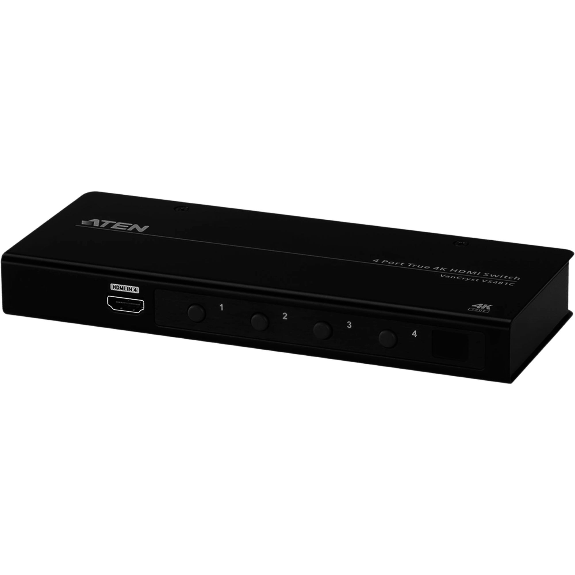 Conmutador HDMI 4K verdadero de 4 puertos