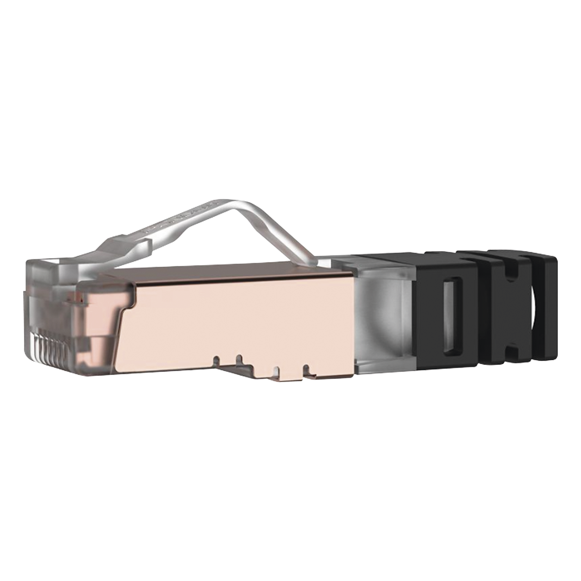 Plug RJ45 Blindado Cat6 / 24-26 AWG / 50μin Oro / 100 Piezas / 6.35 mm / PoE++ 100W+ / -10°C a 60°C / UL94 V0 — PANDUIT · SKU SPS688-C