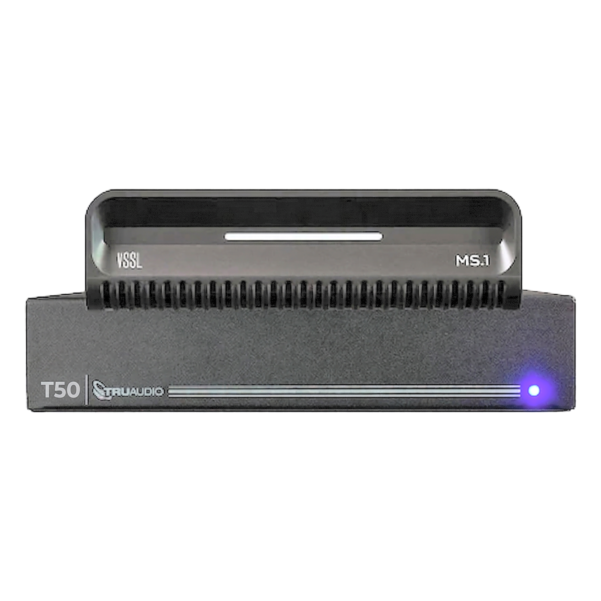 KIT Amplificador T50 y Streamer de Audio Modular MS.1 | PoE + USB-C | HDMI eARC + Óptica + RCA | Bluetooth LE Audio | WiFi | Control4-Crestron-Elan-RTI-URC-Savant-Lutron | AirPlay2-GoogleCast-SpotifyConnect — TRUAUDIO · SKU MS1/T50