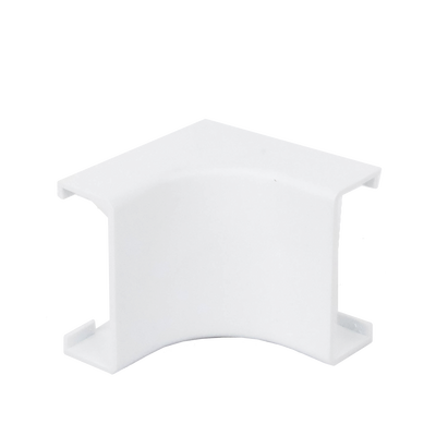Esquinero interior blanco de PVC auto extinguible, para canaleta PT48 (6120-01002
