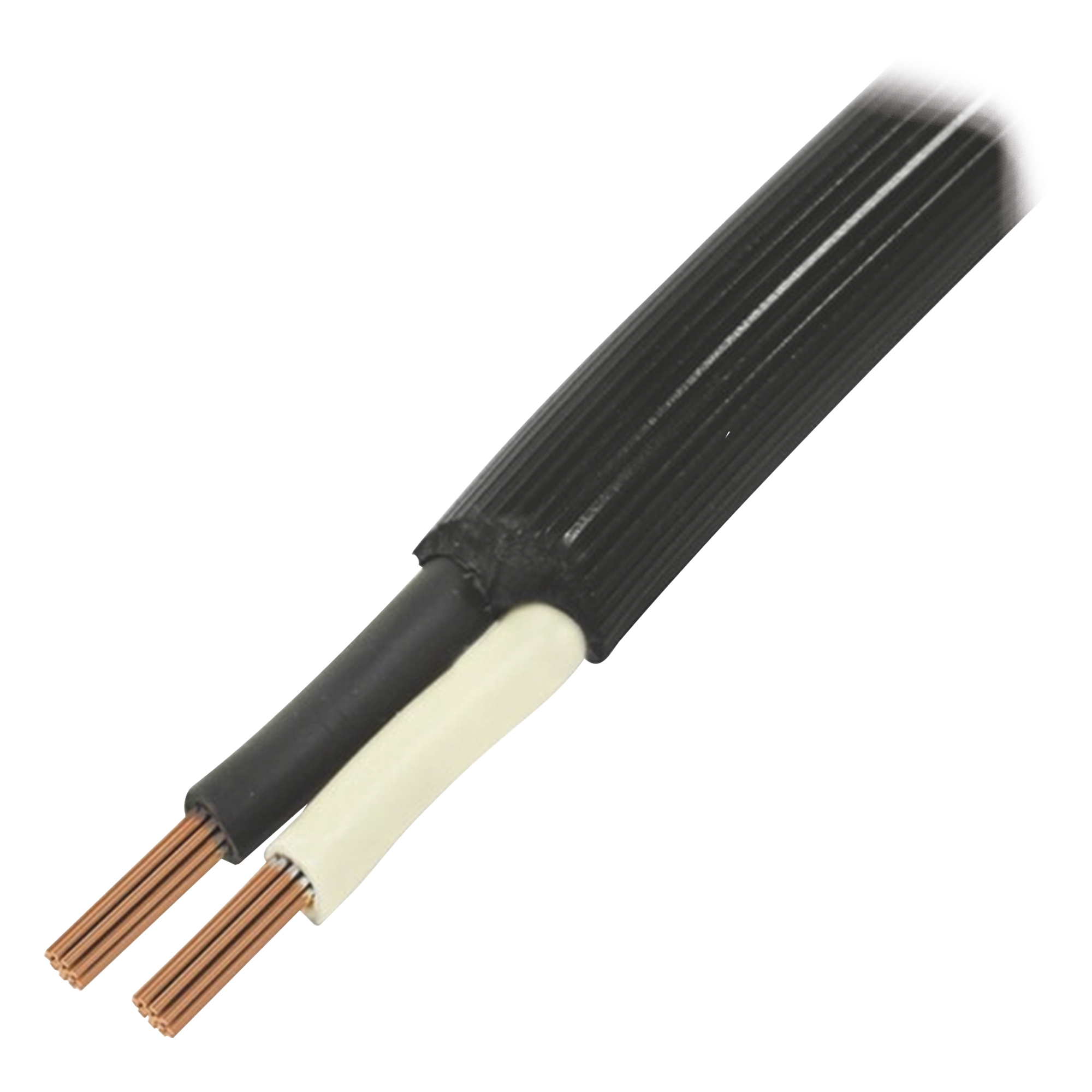 Cable Eléctrico de Uso Rudo 2 Hilos Calibre 14 AWG, Hasta 600 V. Rollo de 100 m. — INDIANA · SKU RQ33/100M