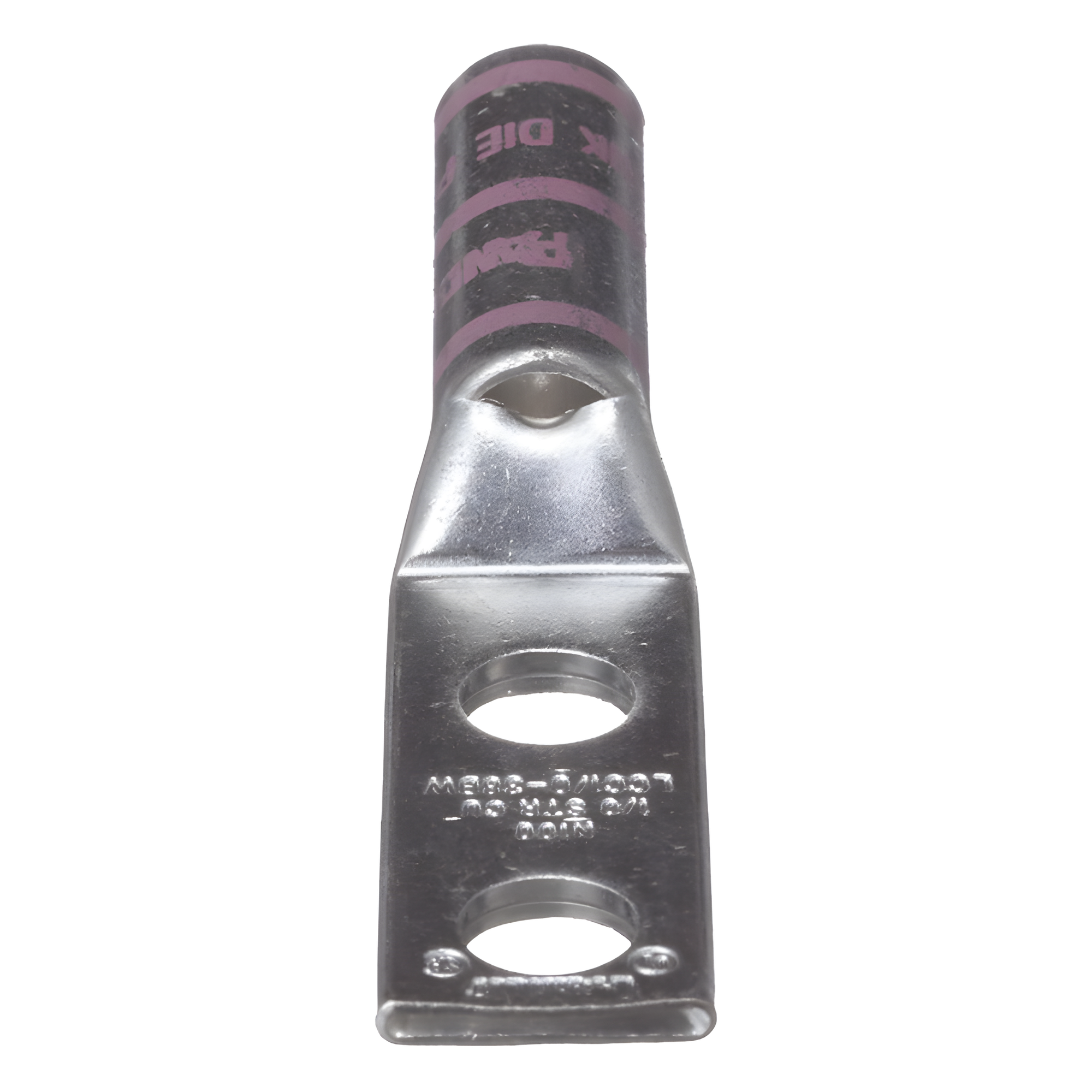 Zapata de compresión LCC1/0-38DW-X para cal. 1/0 Awg, Doble barreno para tornillo prisionero de 3/8, 1 Pz — PANDUIT · SKU LCC1/0-38DW-X