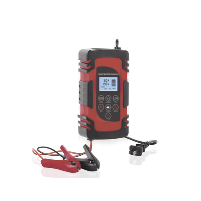 Cargador de Baterías / 12 o 24 Vcc / hasta 40 Ah / 4, 6 o 8 A / Display LCD