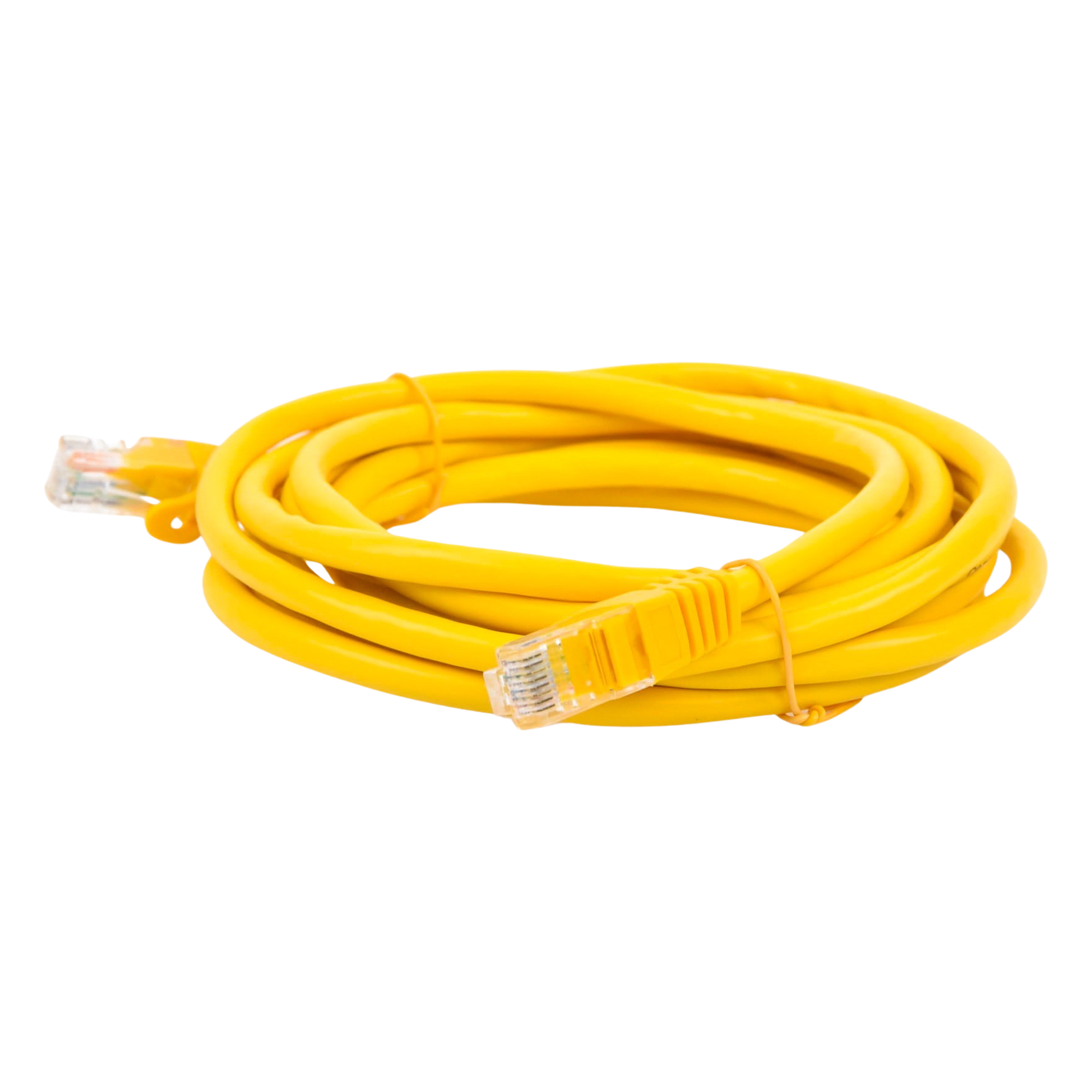 Cable de Parcheo UTP Cat6 / 3.0 m (9.84 ft) / 1 Gbps+ / RJ45 / Amarillo