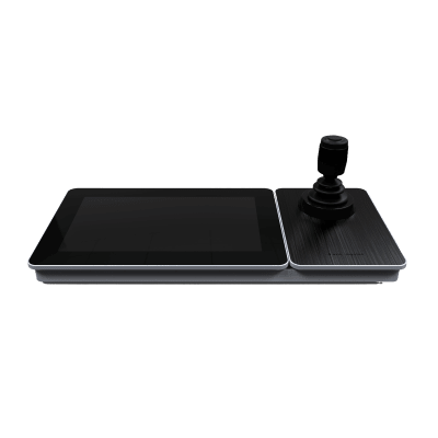 Controlador IP (Joystick) con Pantalla Táctil de 10.1" / S.O. Android ver. 4.4 / Compatible con cámaras IP, Domos IP / PTZ IP / DVRs y NVRs epcom, HiLook y HIKVISION · SKU DS-1600KI(B)