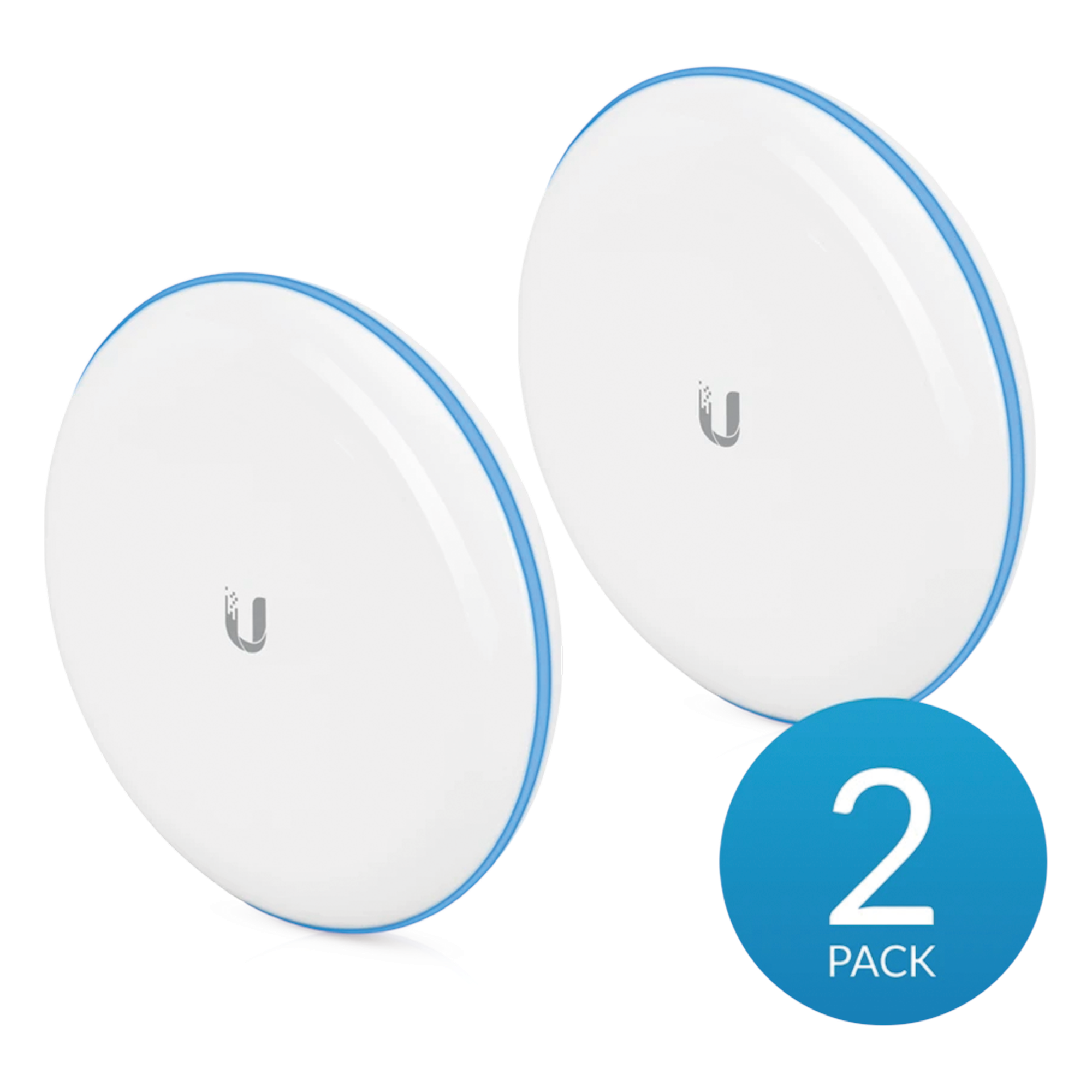 Kit UniFi Building Bridge de 1+ Gbps en 60 GHz con radio redundante en 5 GHz, alcance de hasta 500 m — UBIQUITI · SKU UBB