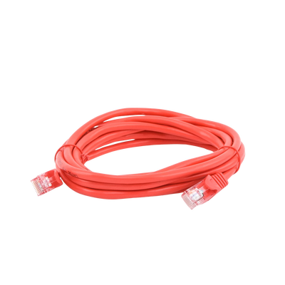 Cable de Parcheo UTP Cat5e - 3.0 Metros (9.84 Pies) - Rojo