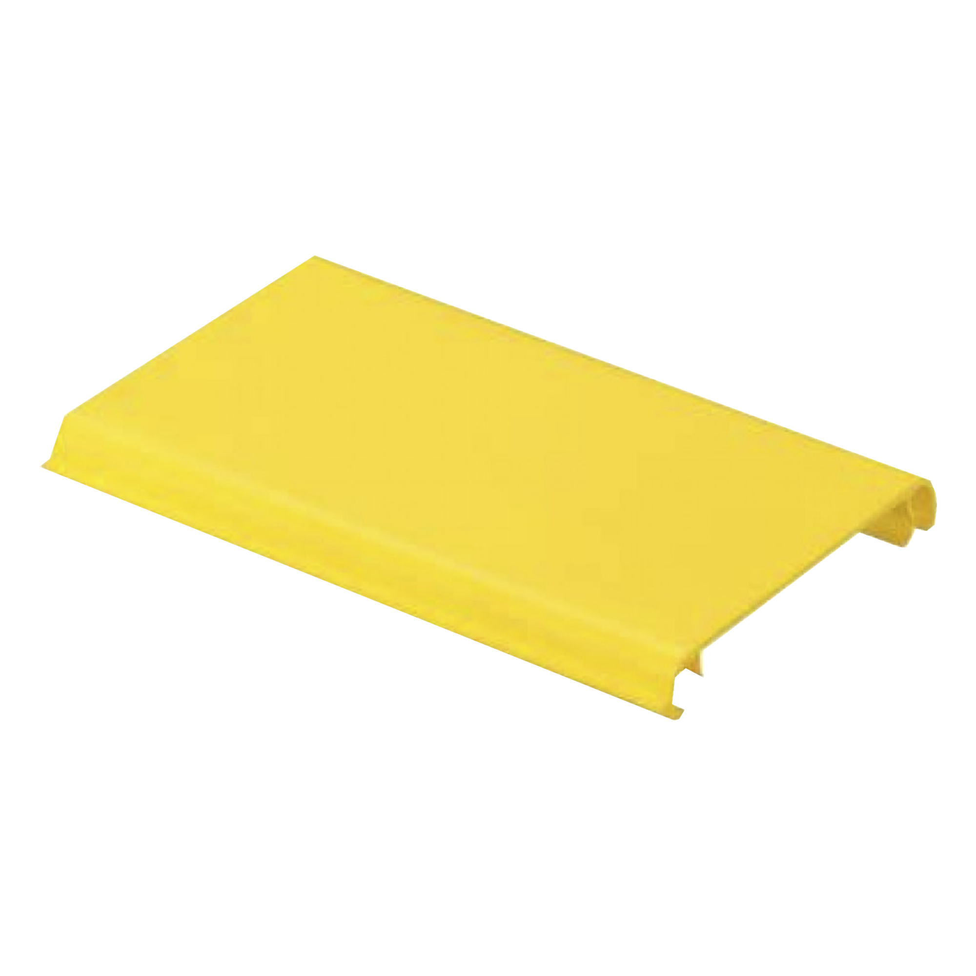 Tapa Con Bisagra a Presión Para Canaleta FiberRunner™ FR4X4YL6, de PVC Rígido, Color Amarillo, 1.8 m de Largo — PANDUIT · SKU FRHC4YL6