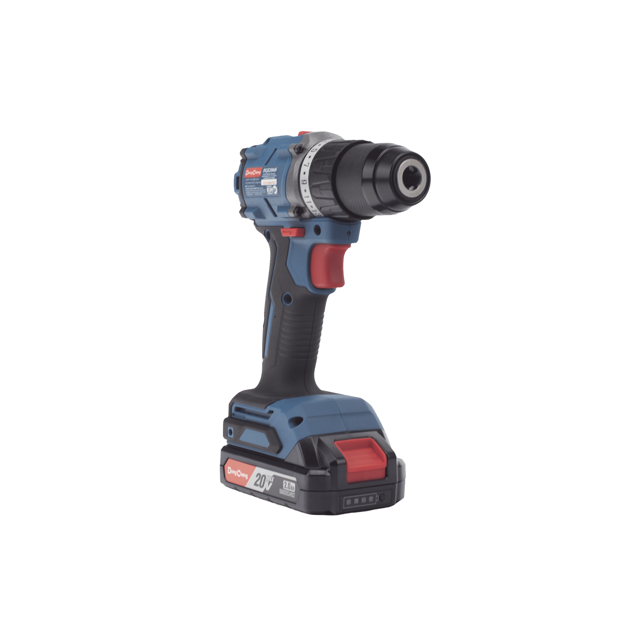 Rotomartillo / Taladro Inalámbrico de 20V sin Carbones, Broquero de 1/2", incluye 2 Baterías de 2.0 Ah, Cargador y Maletín