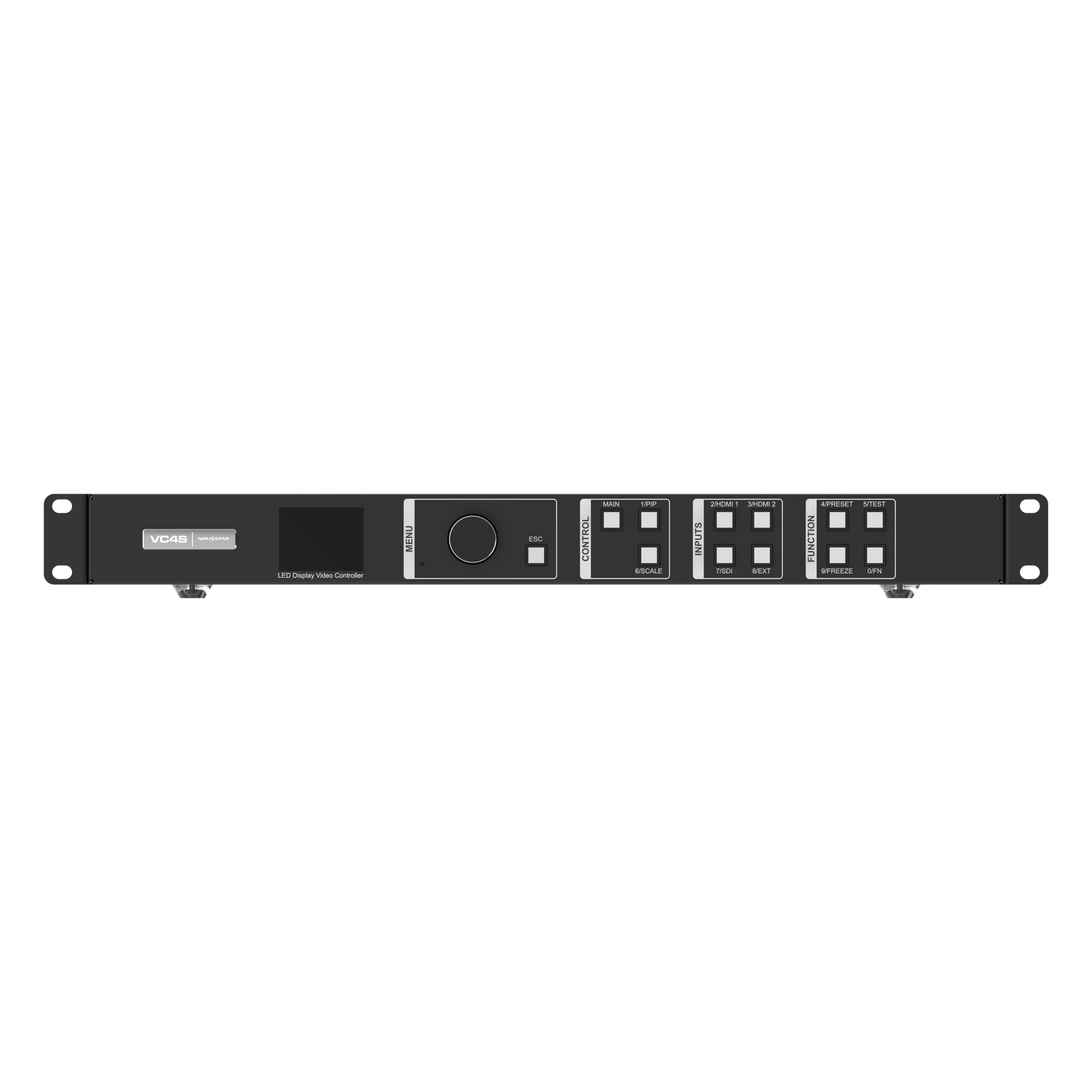 Controlador Todo en Uno VC4S / Entrada 3G-SDI / 4 Puertos Ethernet / 2.6 MP / Máximo 3840x3840 / HDMI 1.3 — NOVASTAR · SKU VC4S