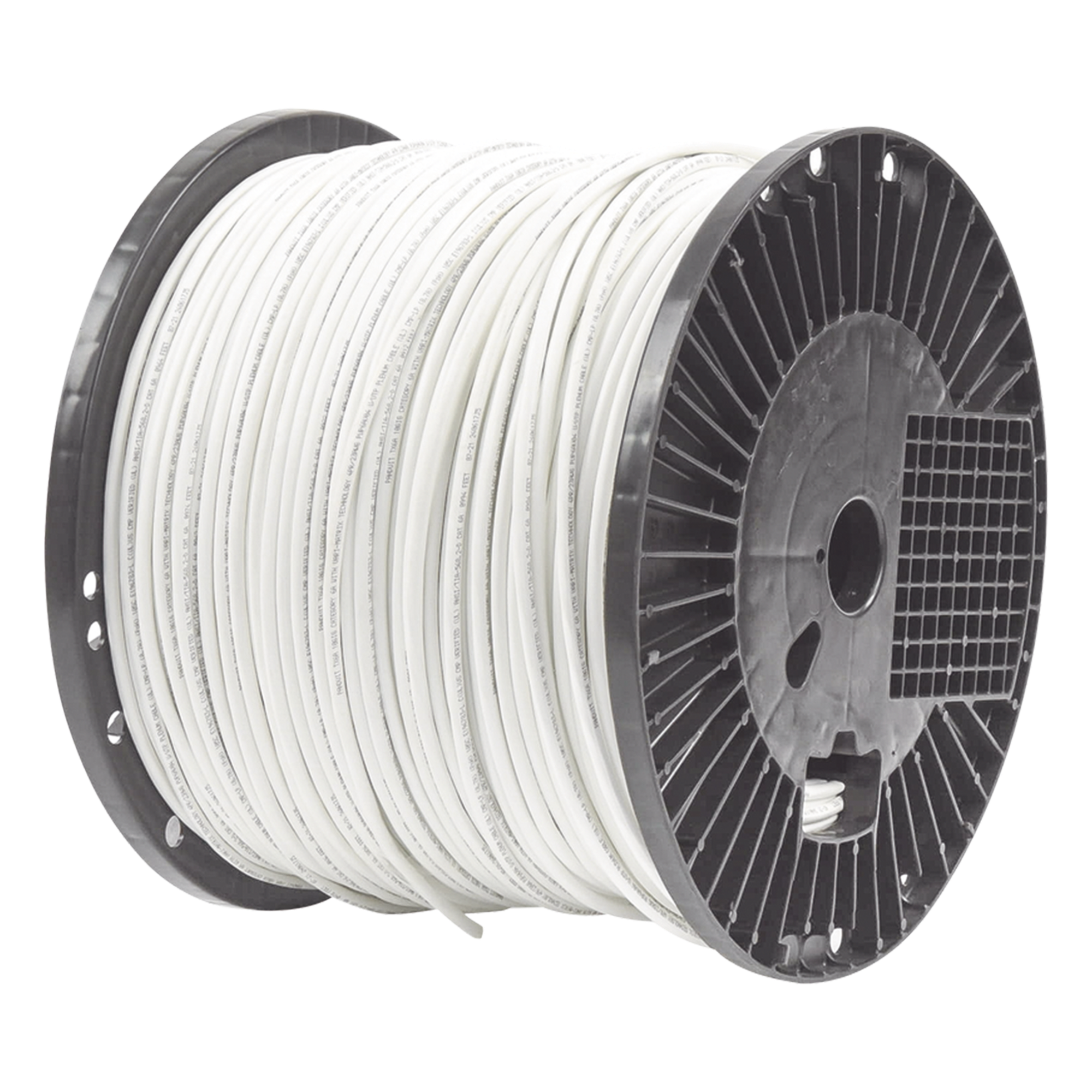 Bobina de Cable UTP de 4 Pares, Vari-MaTriX HD, Cat6A, 23 AWG, CMR (Riser), Color Blanco, 305 Metros (1000 Pies) — PANDUIT · SKU PUR6AHD04WH-G