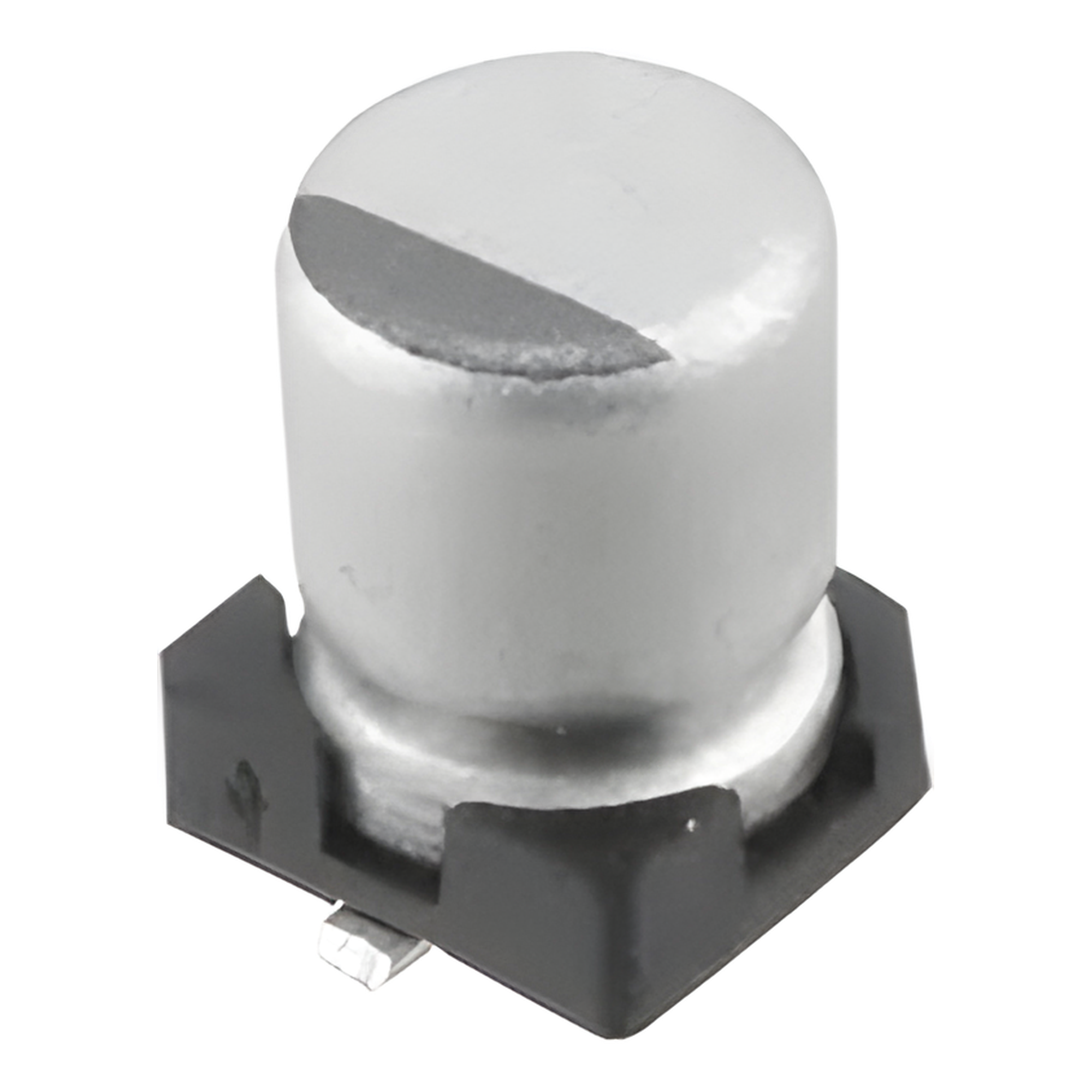 Capacitor Electrolítico SMD / 1 µF / 50 VCC / 20% Tolerancia / 4 x 5.4 mm / -40°C a +105°C — SYSCOM · SKU 493-3207-1-ND