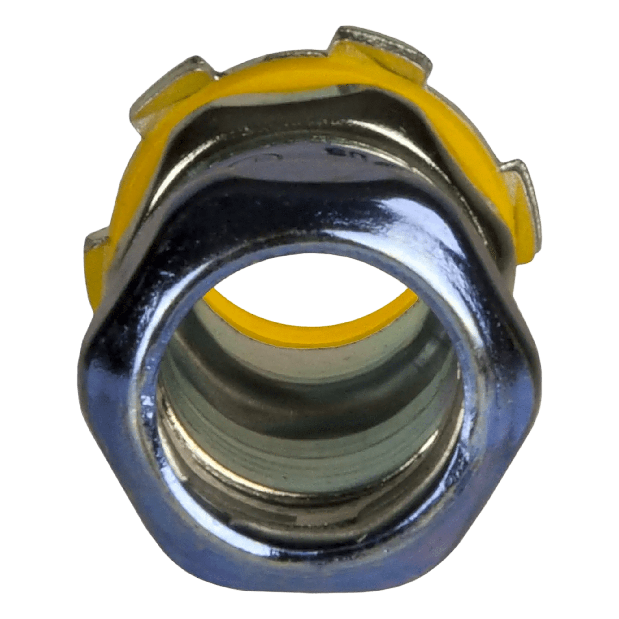 Conector de Compresión Hermético de Acero Galvanizado para Pared Delgada de 1 1/4" . — RACO · SKU HUB-2915-RT