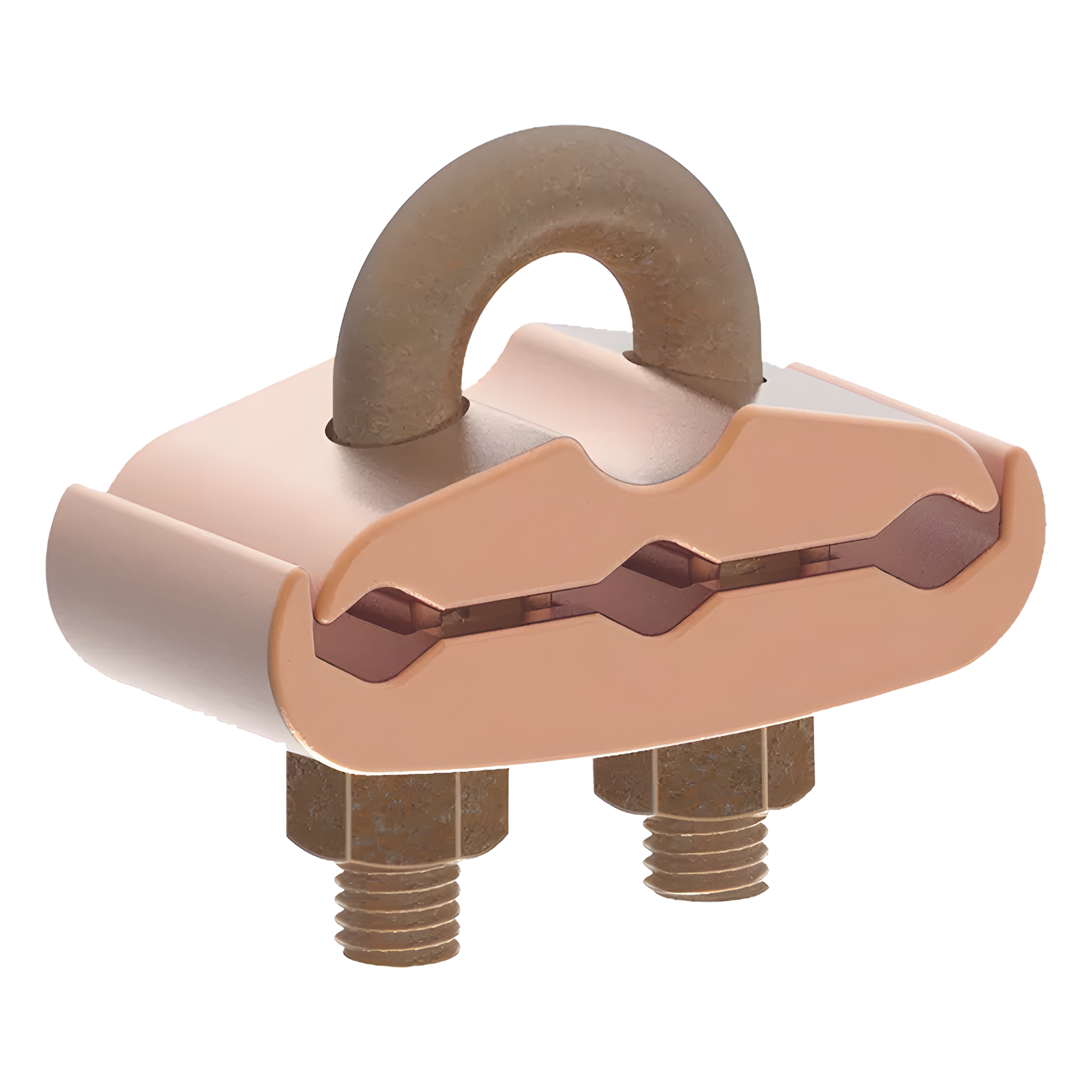 Conector Mecánico / 3 Cables Cobre 2/0 AWG - 250 KCMIL / Varilla 5/8" - 3/4" / Torque 480 lbf·in / UL467 — HUBBELL BURNDY · SKU HUB-GK64-29