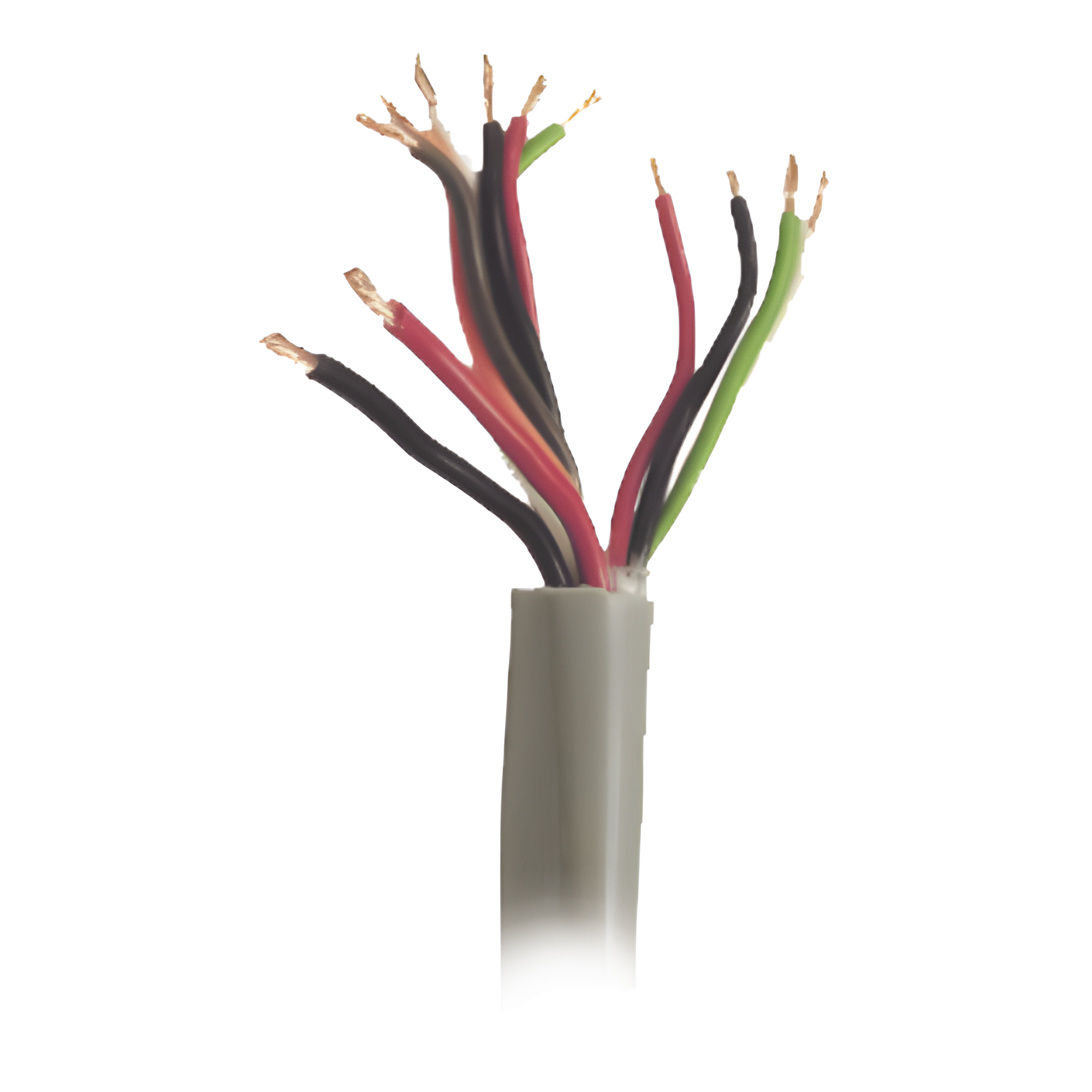 Bobina de Cable de 500 Metros (1640 Pies) / Color Gris / Sistemas de Alarmas de Intrusión y Control de Acceso / 5 Pares Calibre 22 / 1 Par Calibre 18 / Intemperie — VIAKON · SKU COMPOSITE-CBL/500