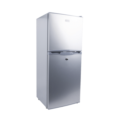 Refrigerador Combinado Solar de 105L (3.7 ft3) - 12/24V, Solución Todo en uno para Aplicaciones Aisladas y Eficiencia Energética.