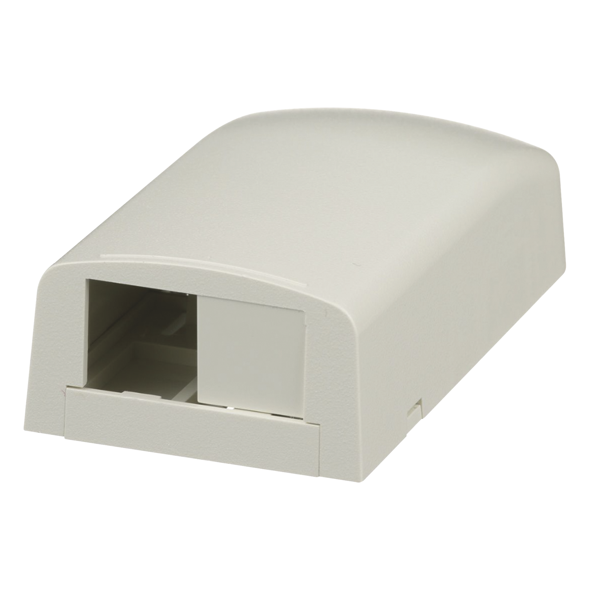 Caja de Montaje en Superficie, Para 2 Módulos Mini-Com, Color Blanco Mate — PANDUIT · SKU CBX2IW-AY