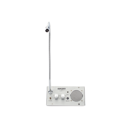 Sistema de Intercomunicación | Ideal para Ventanillas | Audio de voz de dos vías | 12V/1A 2W | Micrófono Interior + Micrófono Exterior