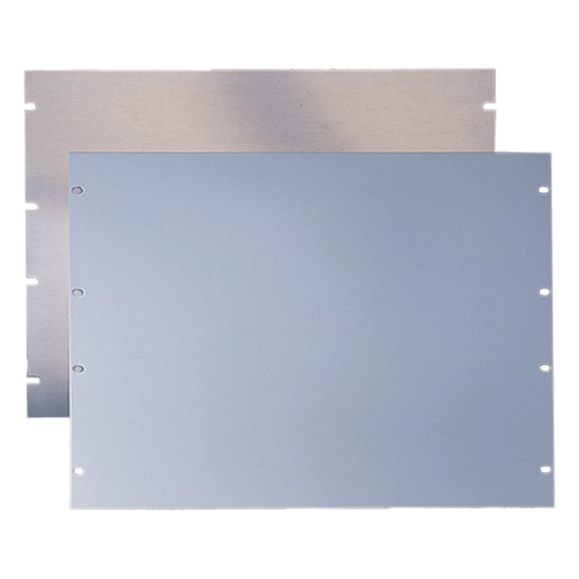 Tapa Ciega Para Rack Estándar de 19in, Plano, de Aluminio, 3 UR — HOFFMAN · SKU P19RP3UA