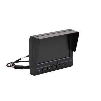 Monitor y Botones de 7" LCD / Compatible con DVR Móvil HIKVISION / Conector Tipo Aviación