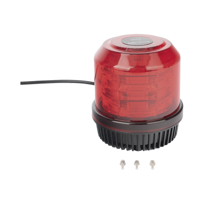Burbuja brillante de 12 LEDs, color rojo, montaje fijo
