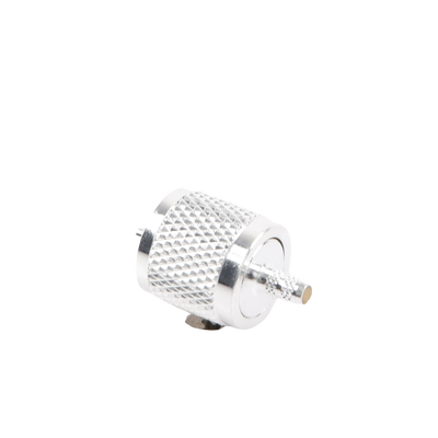 Conector UHF Macho (PL-259) de anillo plegable para cables RG-58/U, RG-142/U.
