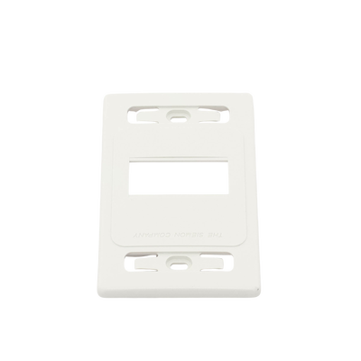 Placa de Pared Modular MAX, de 3 Salidas, Color Blanco, Versión Bulk (Sin Empaque Individual)