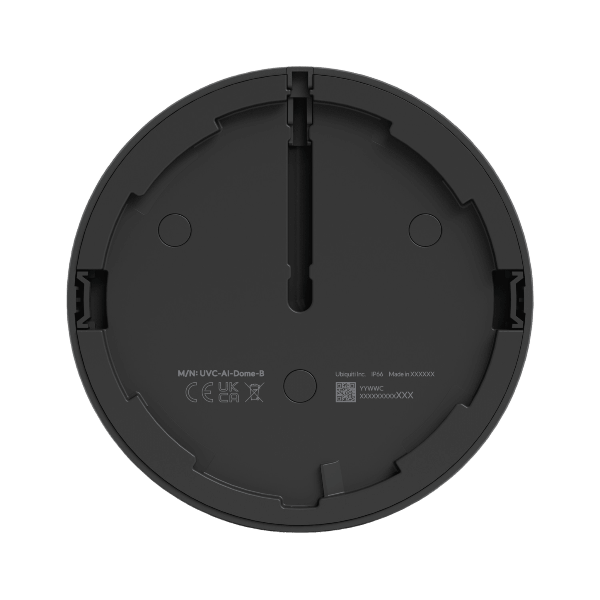 Cámara UniFi Protect G5 AI Dome Negro, Para Interior o Exterior, 4K (8MPX), Ángulo 109.9°. Visión Nocturna IR Hasta 40m, Detecciones Inteligentes de Rostros y Placas, Audio Bidireccional, Protección IP66, Anti-Vandalismo