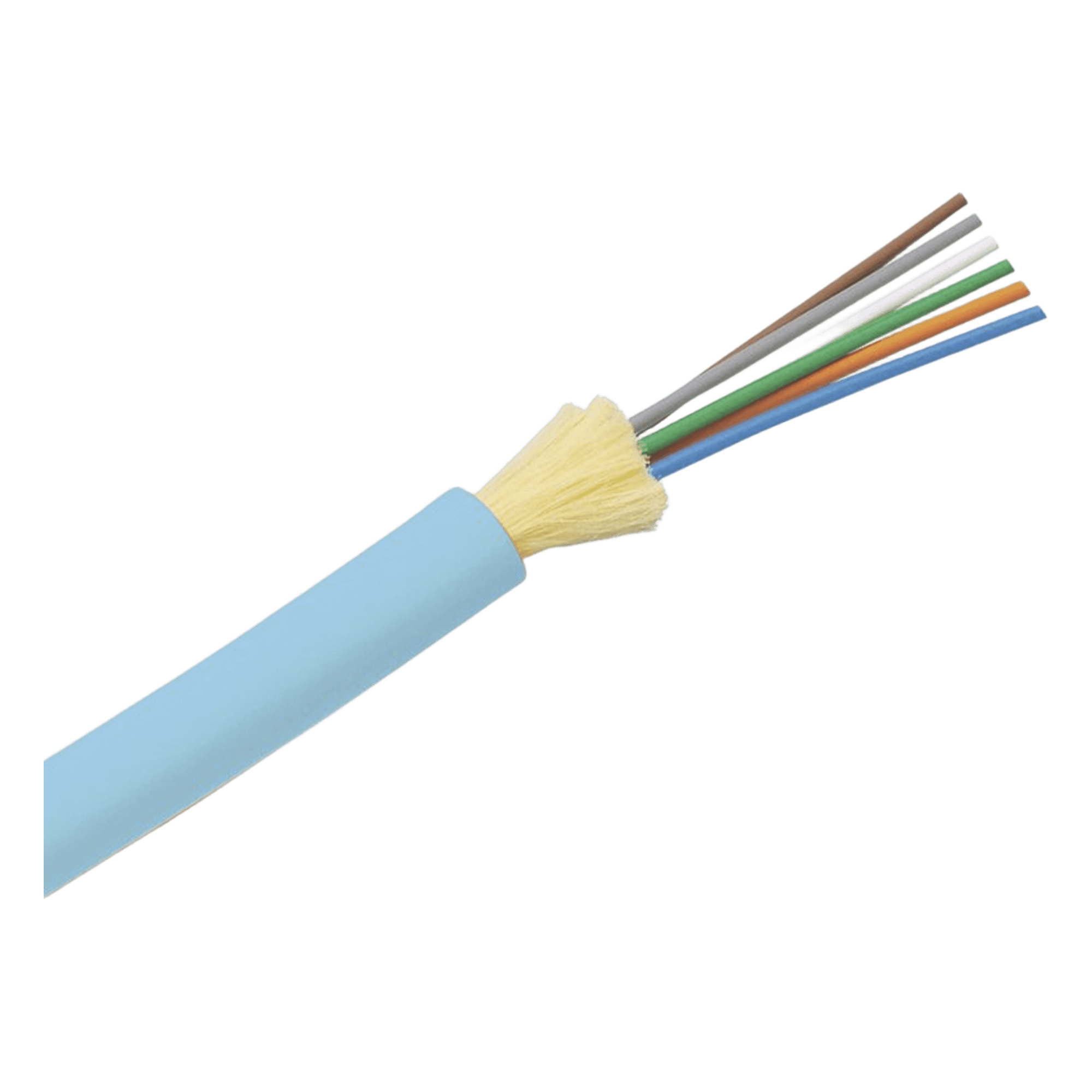 Cable de Fibra Óptica de 6 Hilos, Multimodo OM4 50/125 Optimizada, Interior, Tight Buffer 900um, No Conductiva (Dieléctrica), OFNP (Plenum), Precio Por Metro — PANDUIT · SKU FODPZ06Y
