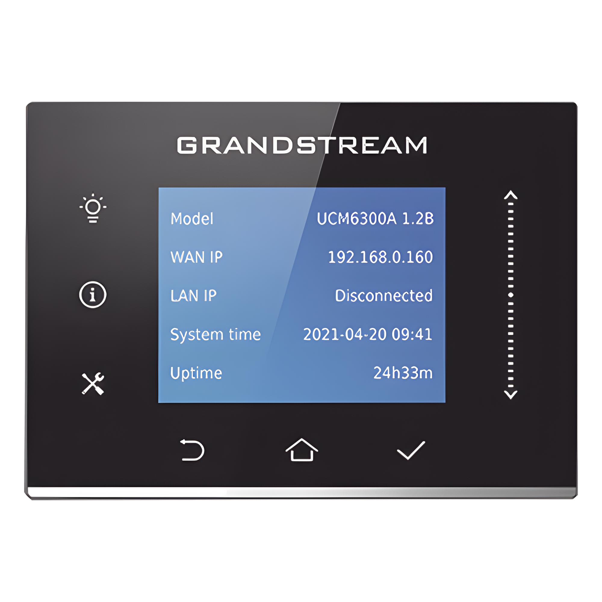 Conmutador IP-PBX / 250 Usuarios / 50 Llamadas Simultáneas / Solución Híbrida On-Premise y Nube / Gestión Cloud — GRANDSTREAM · SKU UCM6300A
