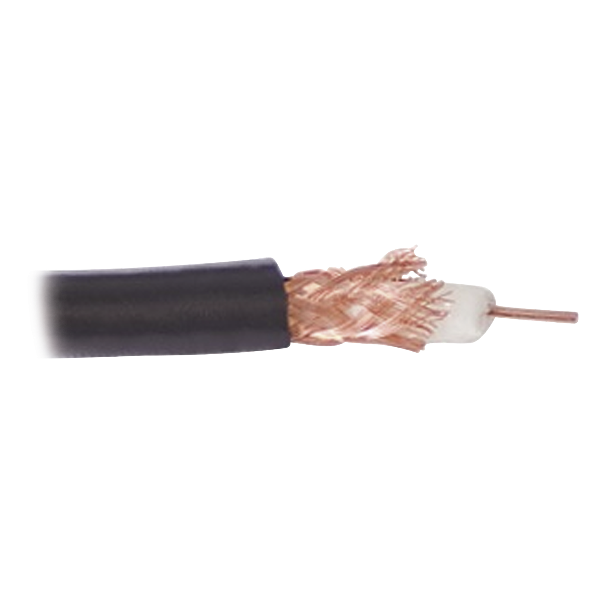 ( Precio Por Metro ) Cable RG59, Conductor Central De Alambre De Cobre Calibre 20, Blindado De Malla Trenzada De Cobre 80%, Aislante De Polietileno Sólido. Hasta Agotar Existencias