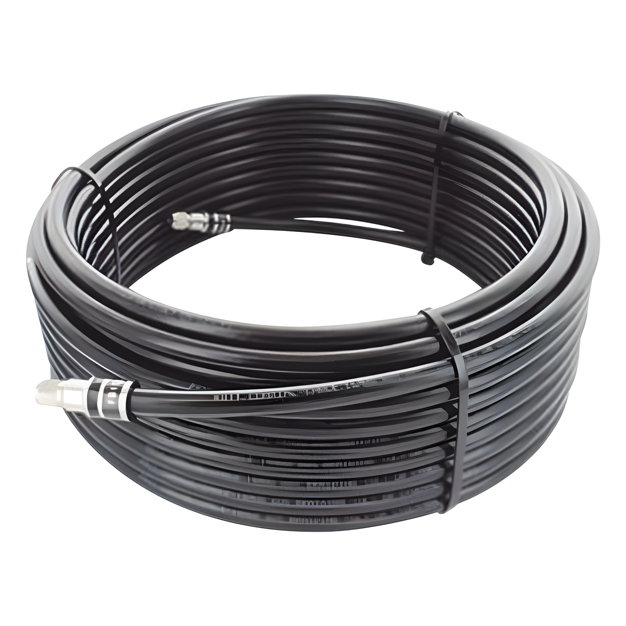Jumper Coaxial / Tipo RG58 / 29 m (95.14 ft) / Conectores BNC Macho / 75 Ω / Color Negro — VIAKON · SKU RG-58-BNC-29