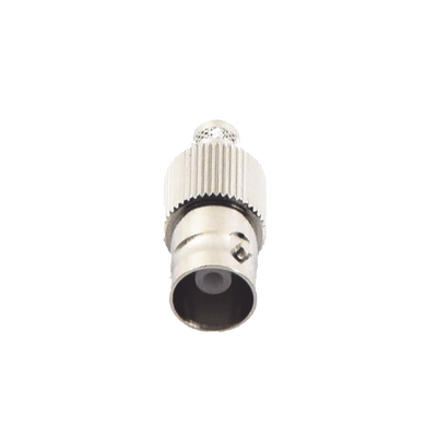 Conector BNC Hembra de Anillo para Cables RG-8/X, LMR-240, 9258, Níquel/ Oro/ Delrin.
