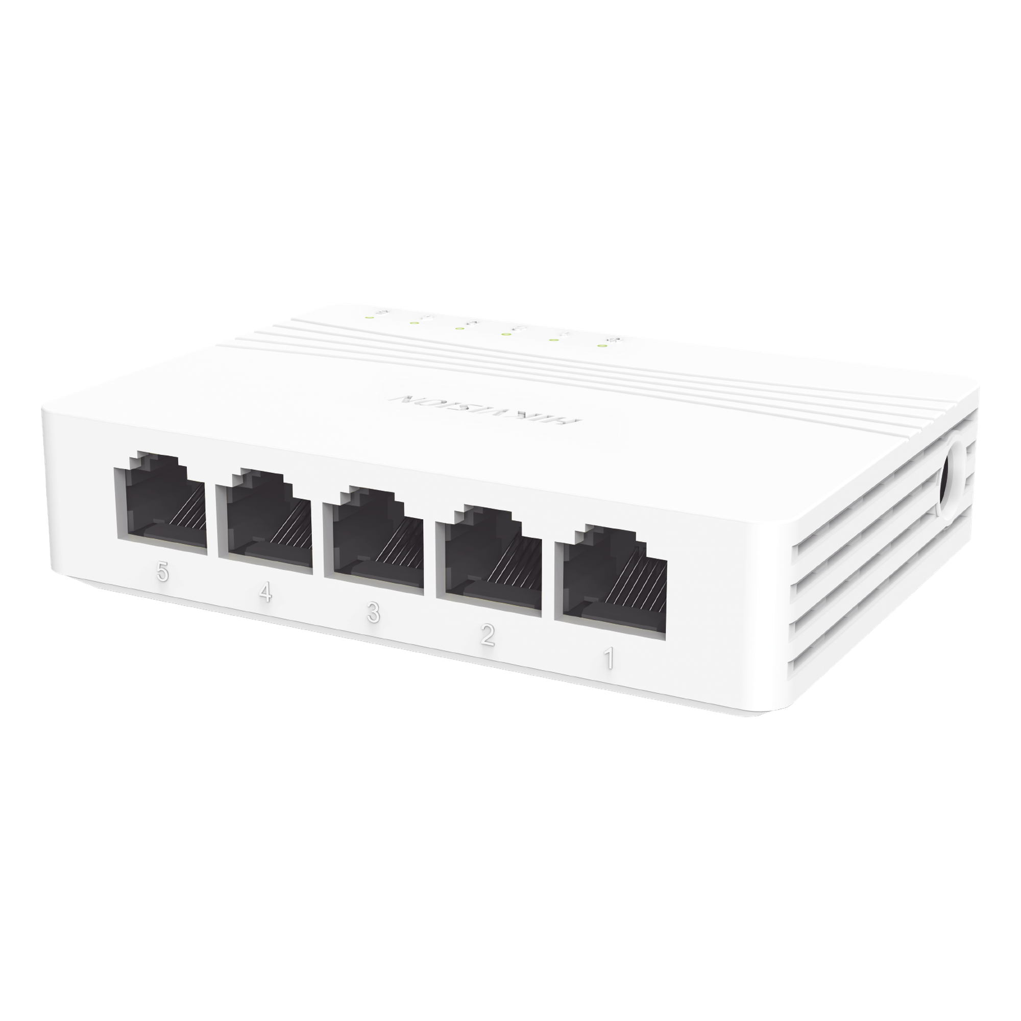 Switch Gigabit No Administrable de Escritorio con 5 puertos 10 / 100 / 1000 Mbps / Diseño Compacto y Estetico