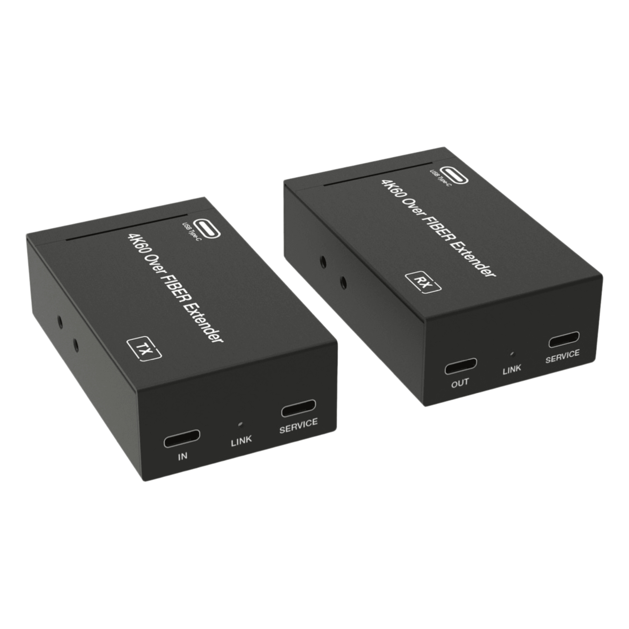 Extensor USB-C 4K60 sobre fibra única hasta 10 km — EPCOM PROAUDIO · SKU EPC-EF03UC
