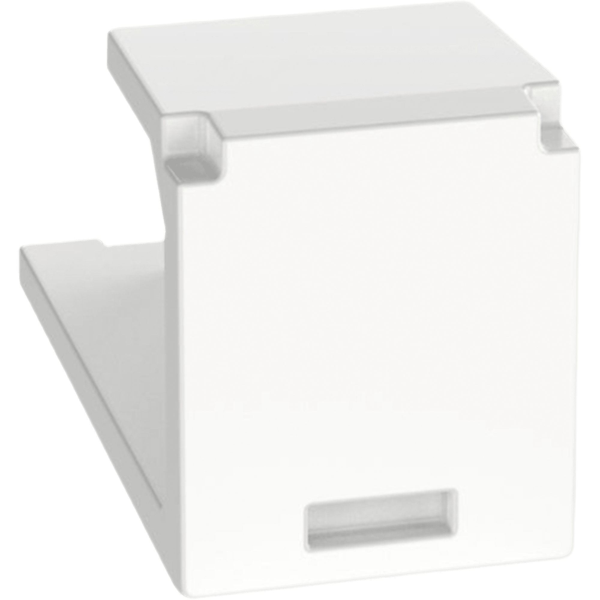 Módulo de Tapa Ciega (Inserto Ciego), Mini-Com, Color Blanco, 1 Pieza