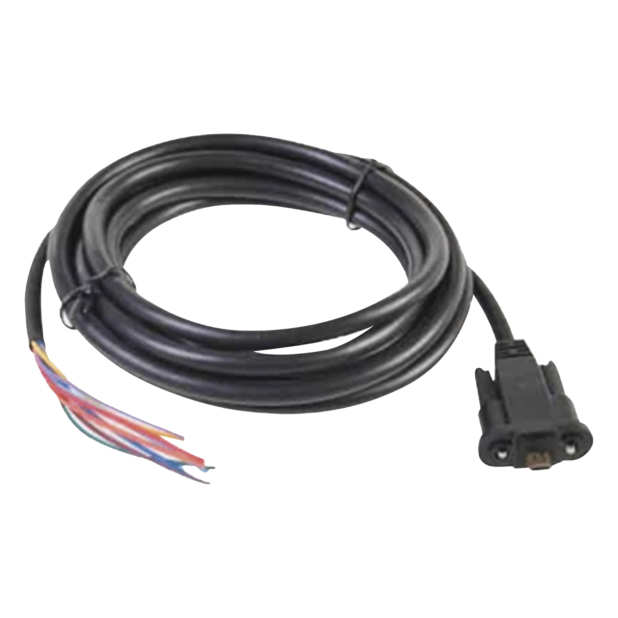 Arnés de alimentación / 2m (6.5 ft) / 9-48 VDC / Cable blindado / Conector rápido / Resistente a temperatura y humedad — GLOBALSTAR · SKU SMARTONECARN