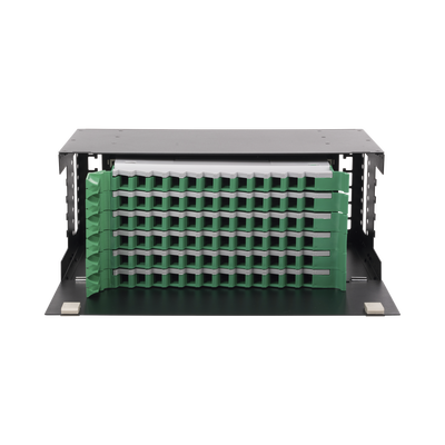 Distribuidor de Fibra Óptica con Bandejas Deslizables, Vacío, 19 Pulgadas, Acepta 72 Adaptadores LC Duplex o LC Simplex o 72 SC Simplex, 4U — LINKEDPRO BY EPCOM · SKU LP-ODF-8072