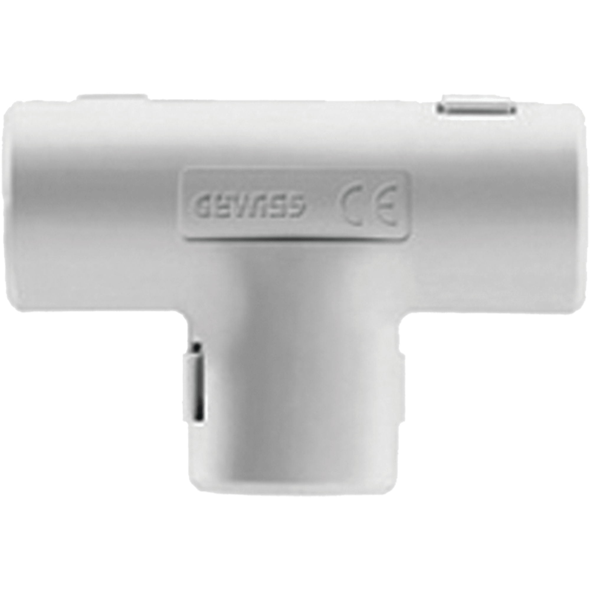 Unión en "T" para tubería rígida, recomendado para cable eléctrico, PVC Auto-extinguible, de 25 mm