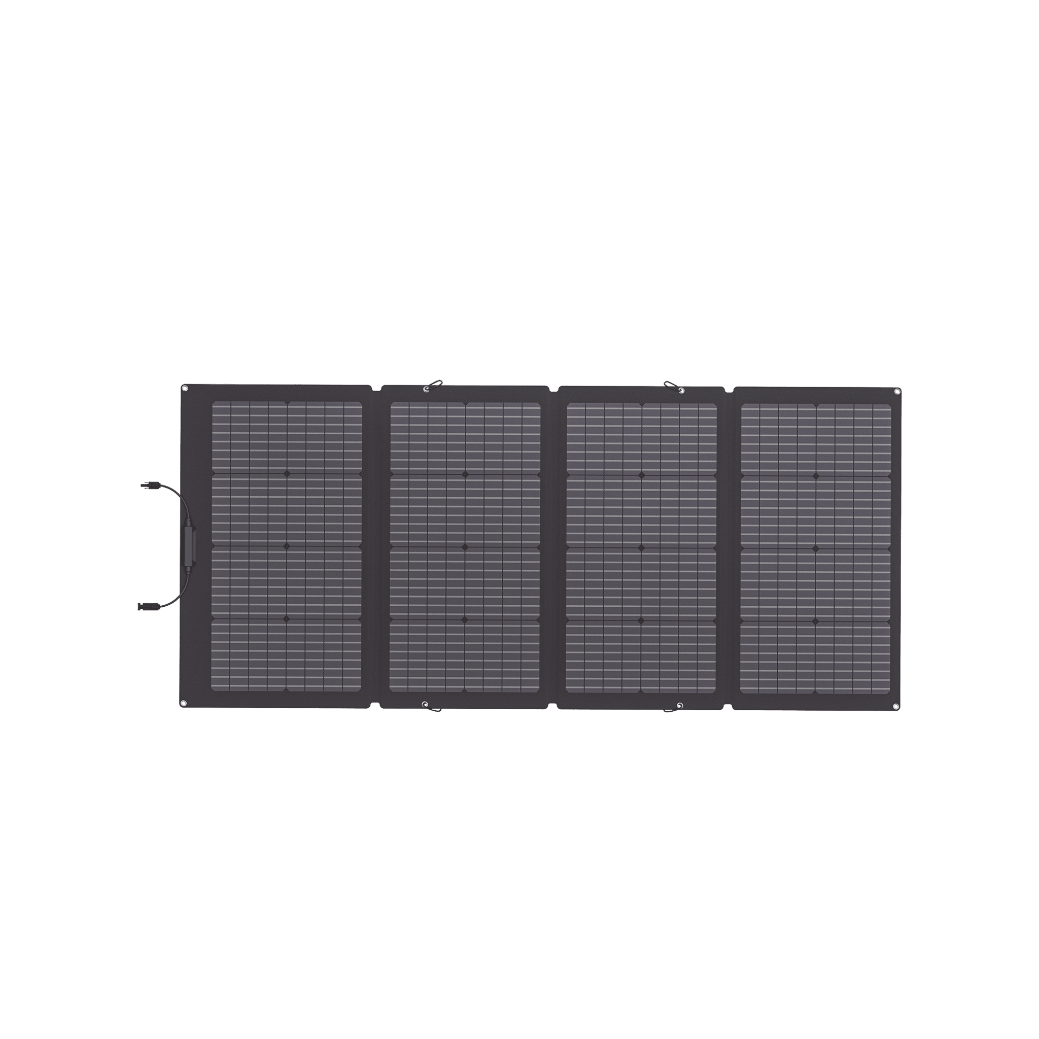 Módulo Solar Bifacial, Portátil y Flexible de 220W Recomendado para Estaciones Portátiles EFD330, EFD350 ó EFD500 / Ajuste de Ángulo / Carga Eficiente / Incluye Cable XT60 a MC4