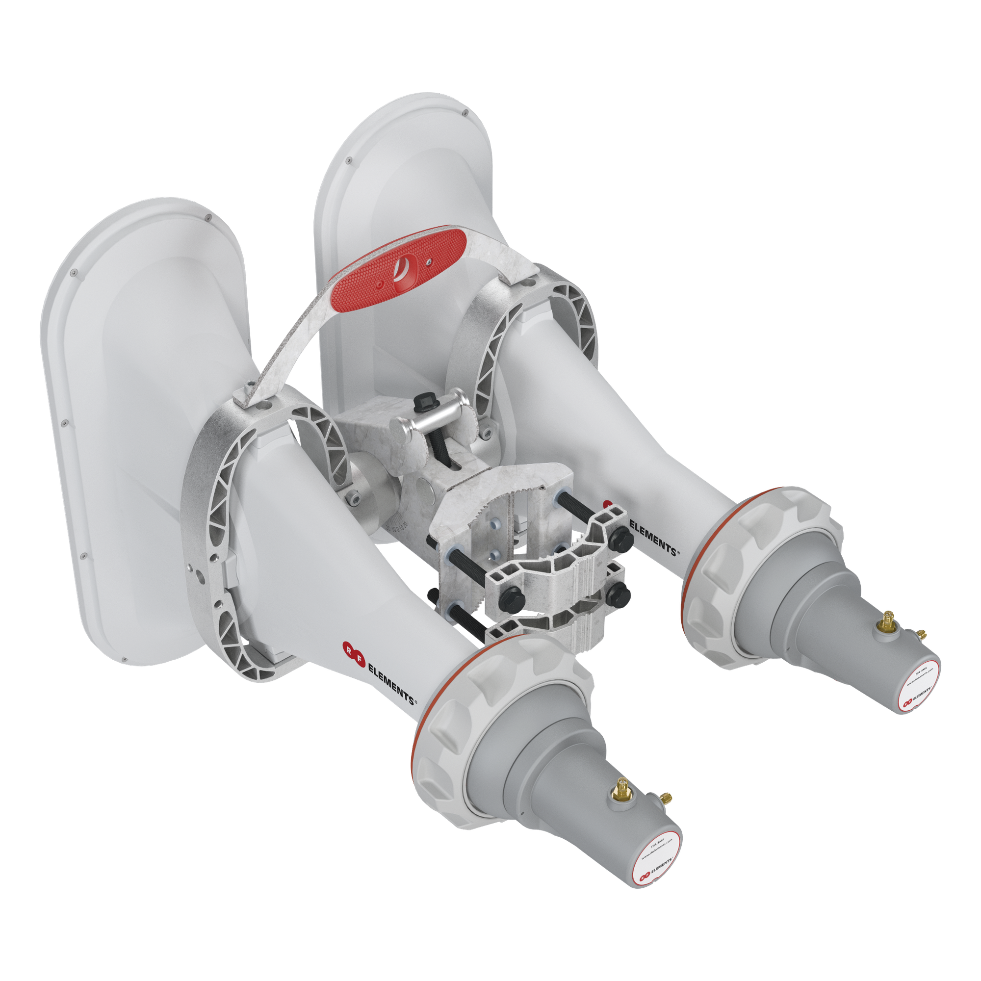 Antena Sectorial Asimétrica / 90° / 4x4 MIMO / 5 GHz / 16 dBi / 5180-6000 MHz / TwistPort Sin Pérdida — RF ELEMENTS · SKU AH90-4X4-SMA