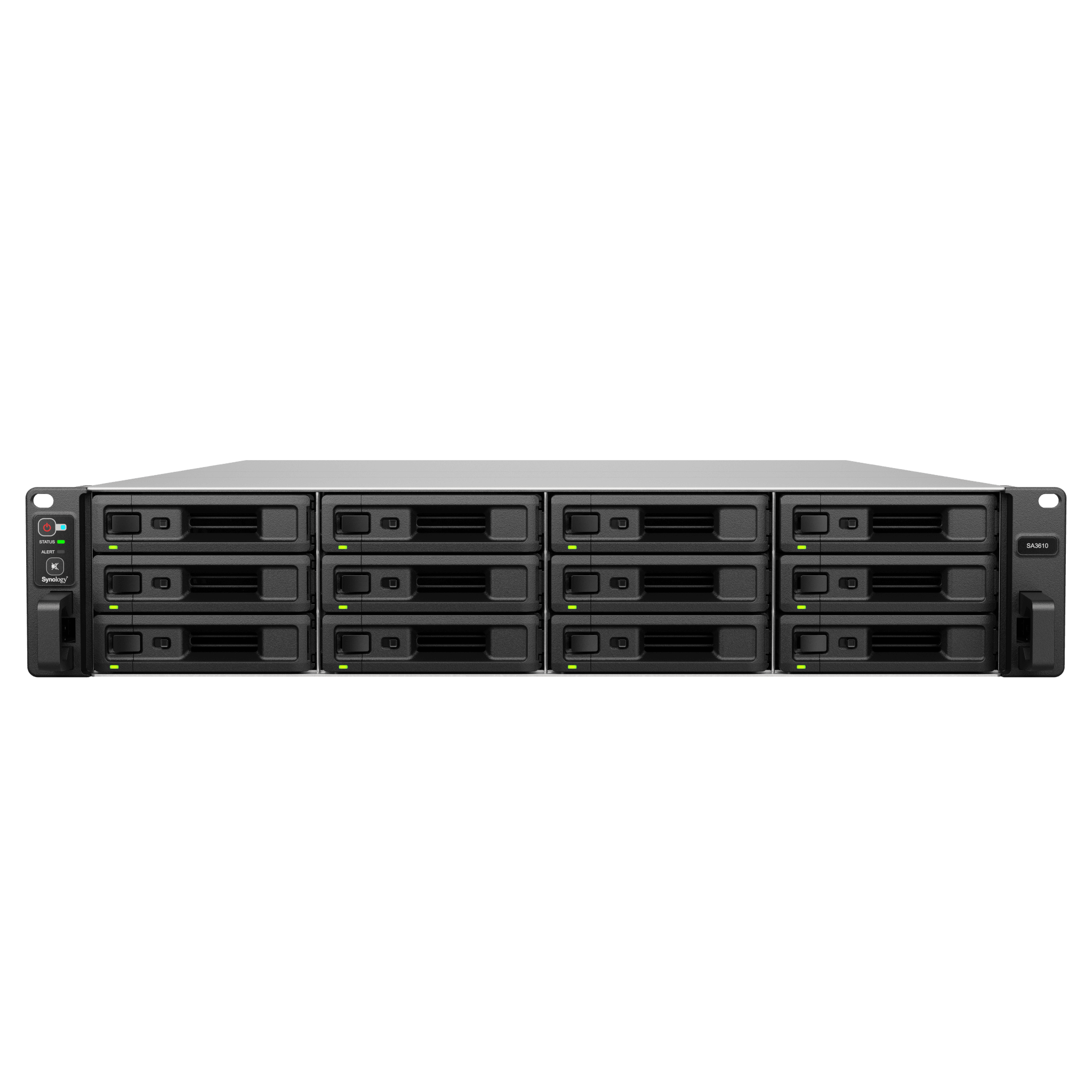 Servidor de Almacenamiento Synology SA3610 | Alta Escalabilidad | 12 Bahías | Hasta 1.728 PB de Capacidad | 6,200/3,000 MB/s Lectura/Escritura | 10GbE | RAID F1,0,1,5,6,10.