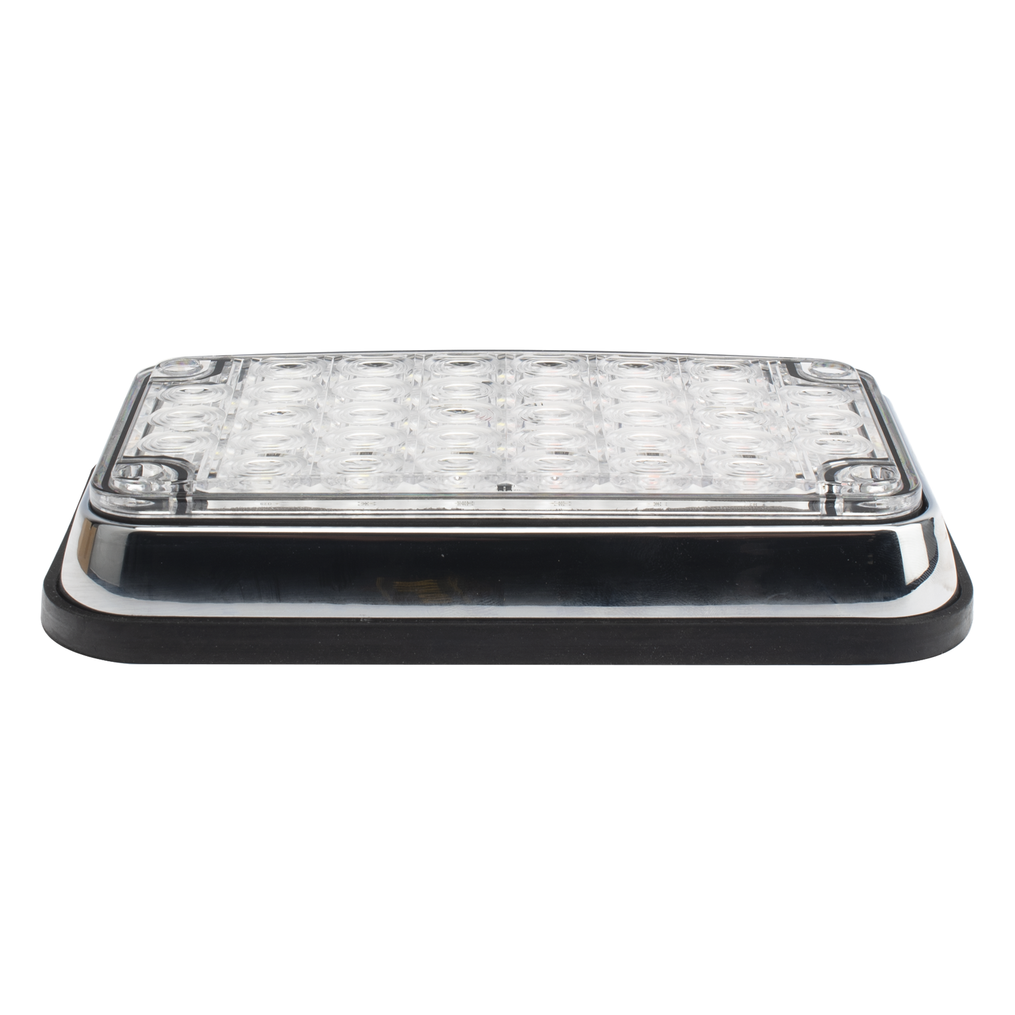 Luz de Advertencia de 6X4", Bicolor Rojo/Claro, Ideal para Ambulancias — EPCOM INDUSTRIAL SIGNALING · SKU XLTE595RWV2