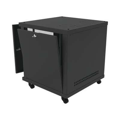 Gabinete Profesional para Telecomunicaciones de 12UR, 638 mm Profundidad.