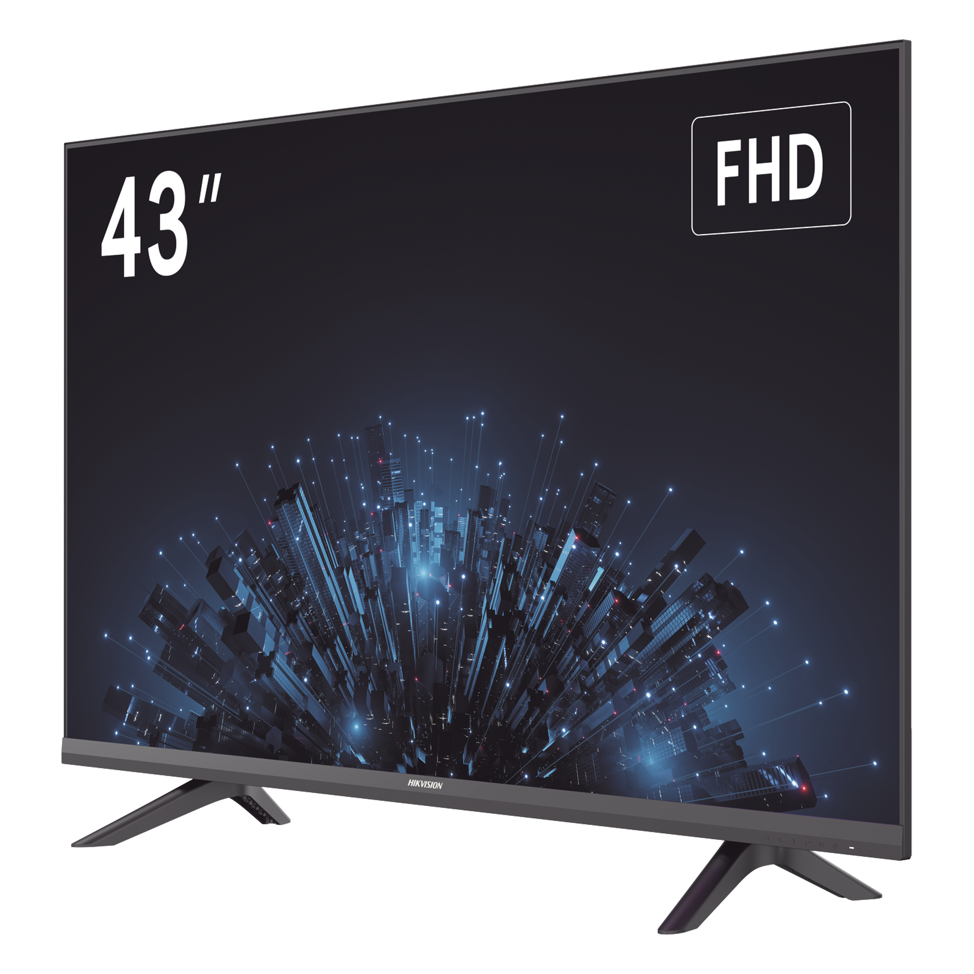 Monitor LED Full HD 43" / Ideal para Oficina y Hogar / Uso 24-7 / Entrada HDMI/VGA/USB / Compatible con Montaje VESA (200 X 200) / Bocinas Integradas — HIKVISION · SKU DS-D5043F3-1V0S