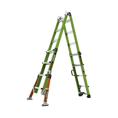 Escalera Multi-Posiciones de 6.7 m (22') para Suelos Inclinados o con Desniveles.