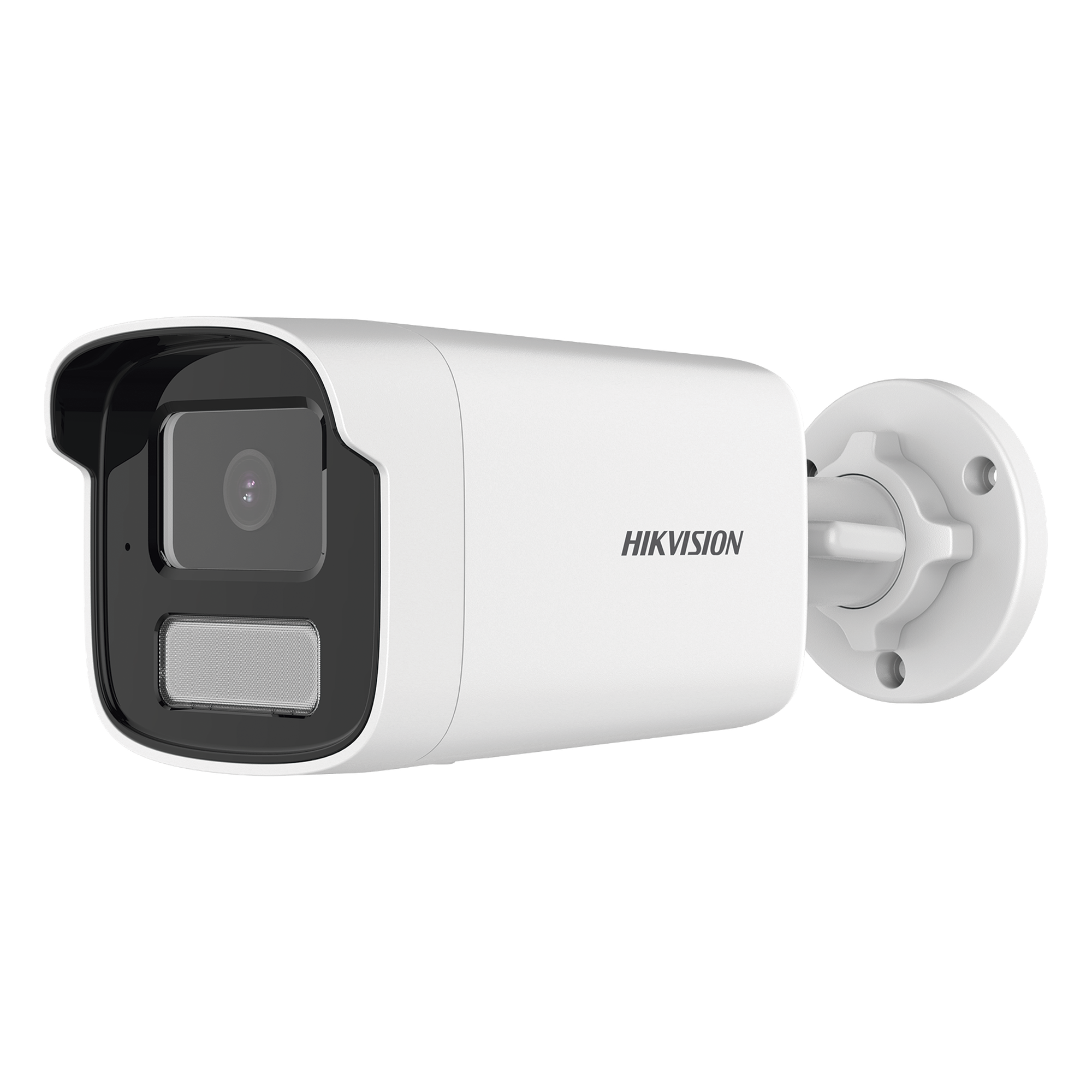 Cámara Bala IP / 8 Megapixel (4K) / Dual Light 50 m (164 ft) / Lente 4 mm / Ángulo 90° / AcuSense Lite / IP67 / PoE / Micrófono Integrado — HIKVISION · SKU DS-2CD1T83G2-LIU(F)
